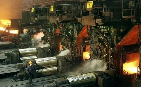 Sheet mill processing molten metal