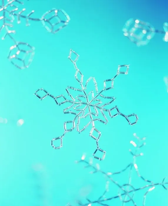 Framed Print : Glass Bead Snowflake Print Framed Print : Glass Bead Snowflake Print
