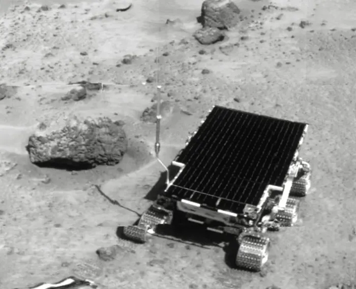 Framed Print : Sojourner on Mars Surface Print Framed Print : Sojourner on Mars Surface Print