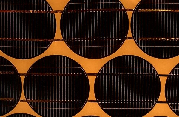 Solar cells on solar panel