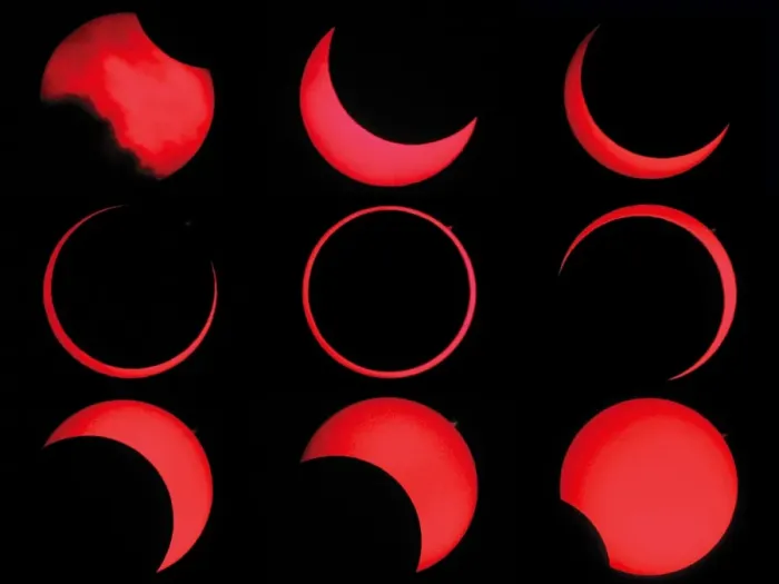 Framed Print : Annular Solar Eclipse Print Framed Print : Annular Solar Eclipse Print