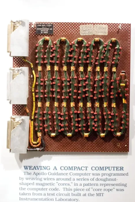 Framed Print : Apollo Guidance Computer ROM Print: Core Rope Memory Framed Print : Apollo Guidance Computer ROM Print: Core Rope Memory