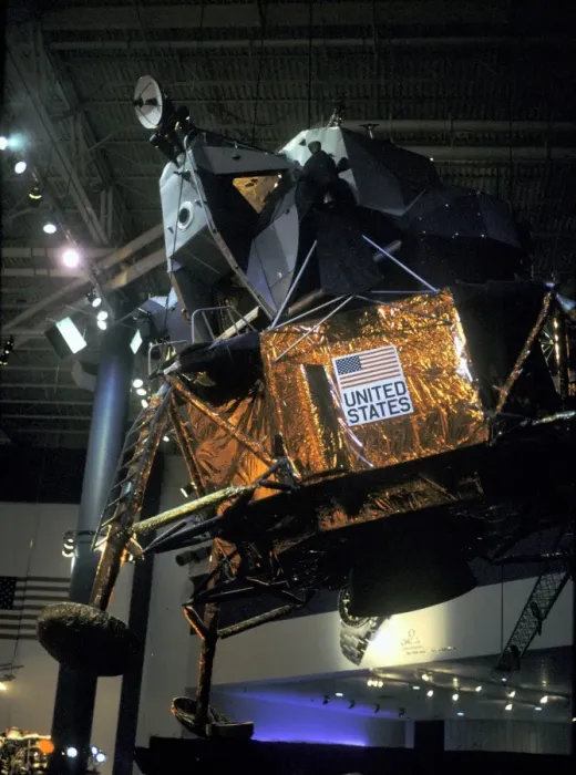 Framed Print : Apollo Lunar Landing Module Training Version Print Framed Print : Apollo Lunar Landing Module Training Version Print