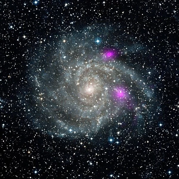 Spiral galaxy IC 342, NuSTAR X-ray image C016  /  9729