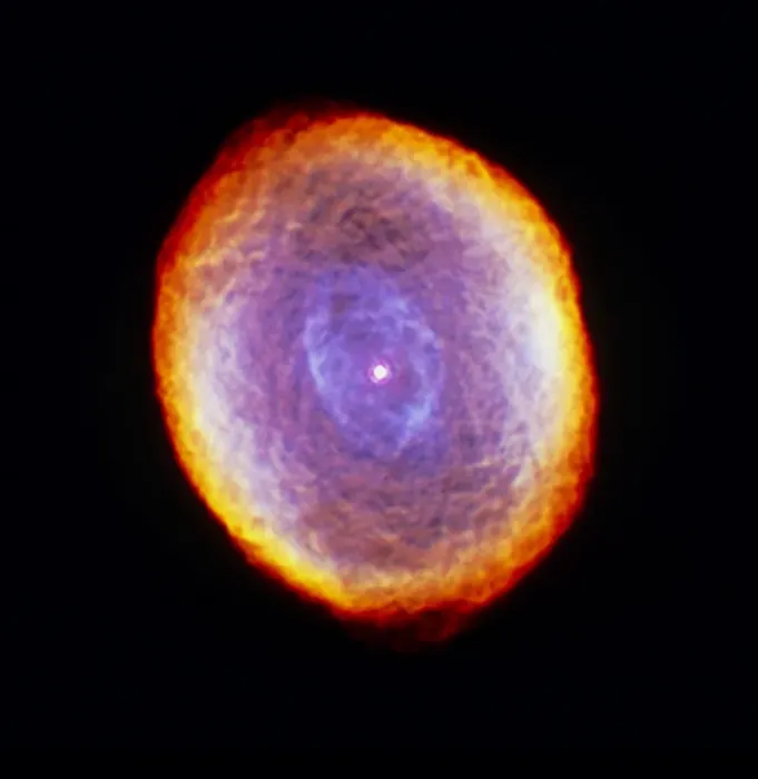 Framed Print : False Colour Optical Print of IC 418 Planetary Nebula Framed Print : False Colour Optical Print of IC 418 Planetary Nebula
