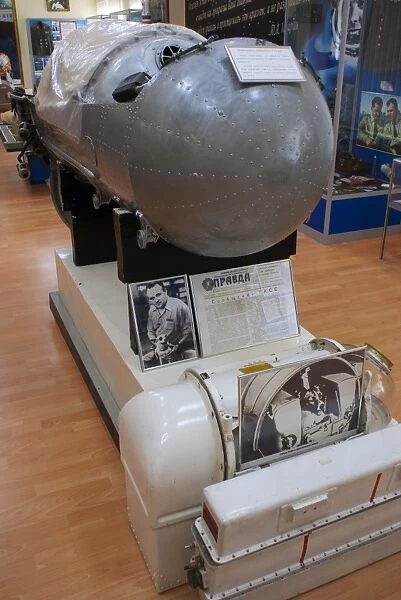 Sputnik-type capsule in Baikonur museum