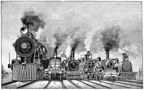 Steam locomotives, early 20th century