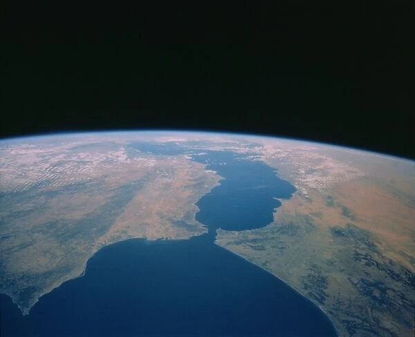 Strait of Gibraltar from Space Shuttle