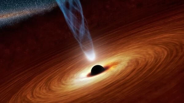 Supermassive black hole, artwork C016  /  9724