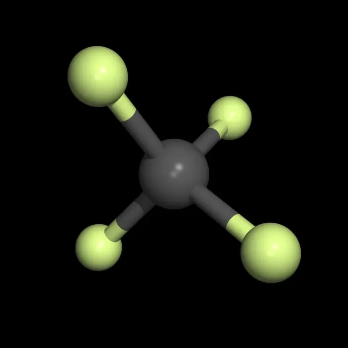 Framed Print : Tetrafluoromethane Molecule Print Framed Print : Tetrafluoromethane Molecule Print