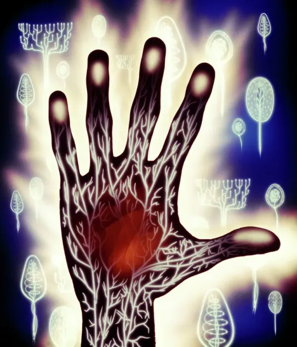 Framed Print : Touch receptor print