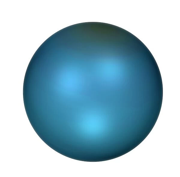 Uranus. Computer artwork of Uranus, the seventh planet from the Sun