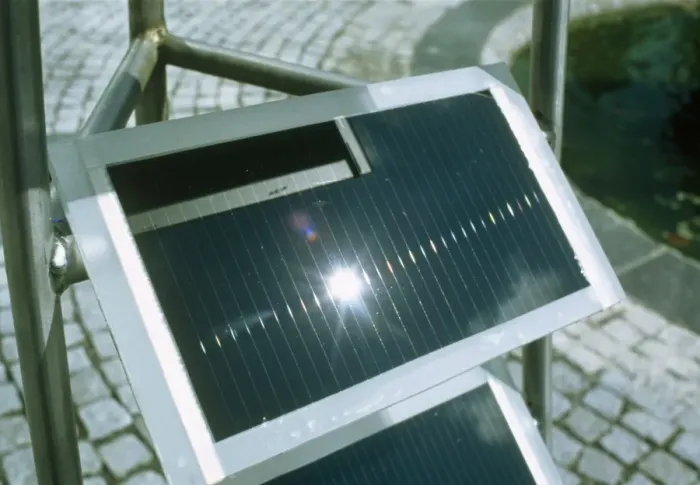 Framed Print : Amorphous Solar Cell Print Framed Print : Amorphous Solar Cell Print