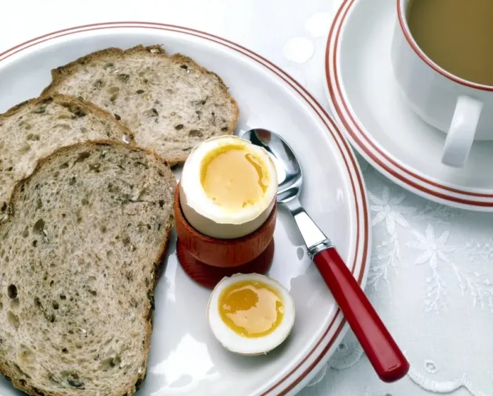 Framed Print : A Print of a Healthy Breakfast Scene Framed Print : A Print of a Healthy Breakfast Scene