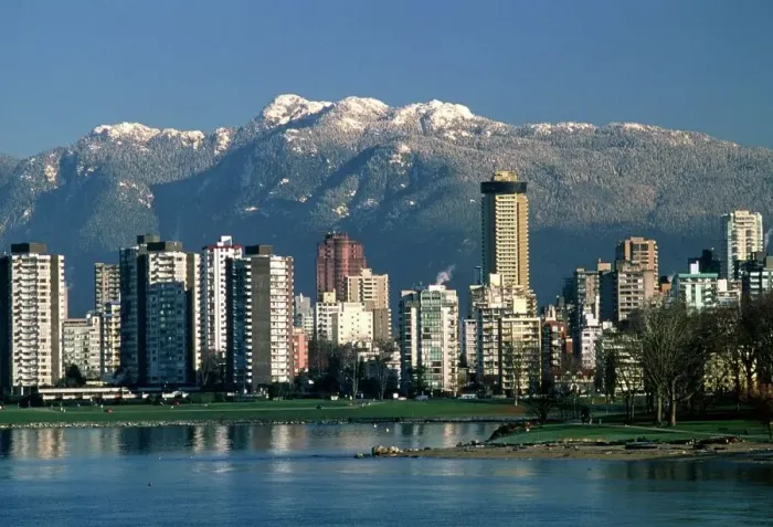Framed Print : View of Vancouver, Canada Print Framed Print : View of Vancouver, Canada Print