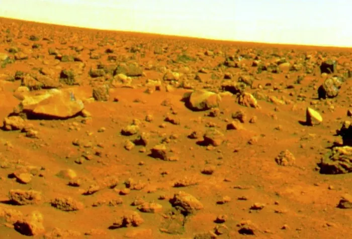 Framed Print : Viking 2 Lander Print of Mars Surface Framed Print : Viking 2 Lander Print of Mars Surface