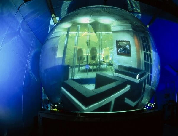 Virtual environment projected onto the cybersphere