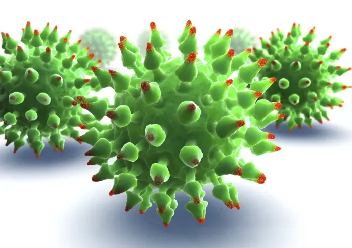 Framed Print : Virus particles Print Framed Print : Virus particles Print