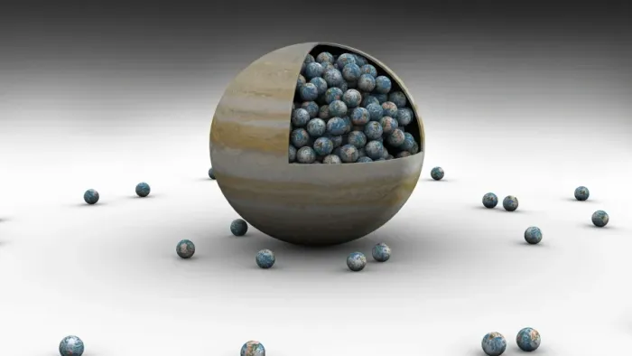 Framed Print : Jupiter Volume Print: Earth Fitting Inside 1000 Times Framed Print : Jupiter Volume Print: Earth Fitting Inside 1000 Times