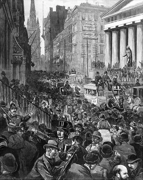 Wall Street financial panic, May 1884 C016  /  4597