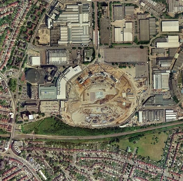 Wembley Stadium being rebuilt, 2003