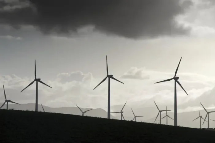 Framed Print : Wind Turbines Print Framed Print : Wind Turbines Print