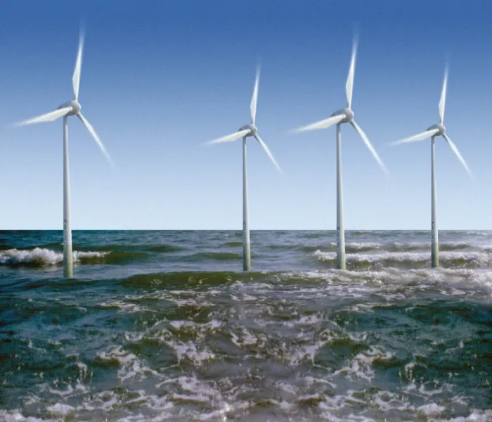 Framed Print : Offshore Wind Turbine Print