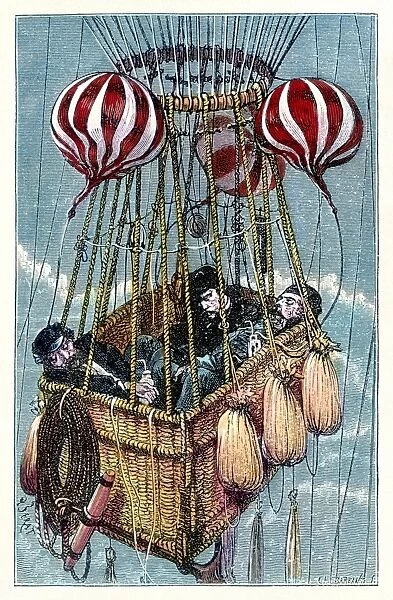 Zenith balloon ascent, 1875