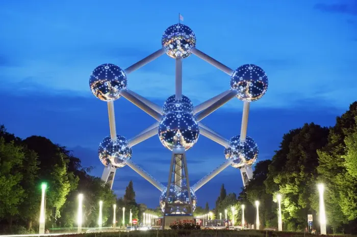 Framed Print : 1958 Brussels World Fair Atomium Print Framed Print : 1958 Brussels World Fair Atomium Print