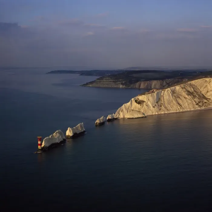 Framed Print : Aerial Print of The Needles, Isle of Wight, England
