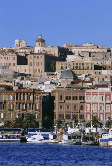 Framed Print : Alghero Print - Sardinian Cityscape Framed Print : Alghero Print - Sardinian Cityscape