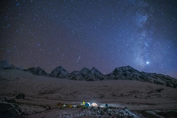 Ama Dablam Base Camp, Khumbu (Everest) Region, Nepal, Himalayas, Asia