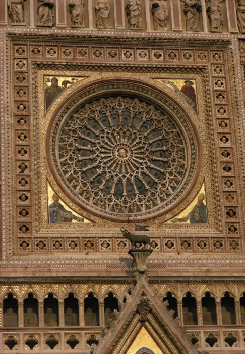 Framed Print : Rose Window Print, Orvieto Cathedral Framed Print : Rose Window Print, Orvieto Cathedral