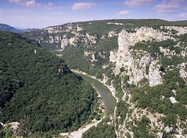 Ardeche Gorges, Languedoc Roussillon, France, Europe