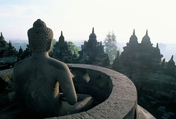 Framed Print : Arupadhatu Buddha Print, Borobudur Temple Framed Print : Arupadhatu Buddha Print, Borobudur Temple