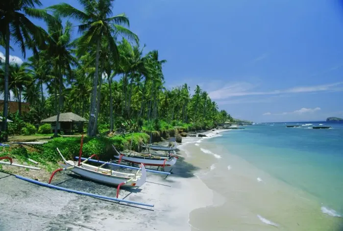 Framed Print : The Beach at Candidasa Print Framed Print : The Beach at Candidasa Print