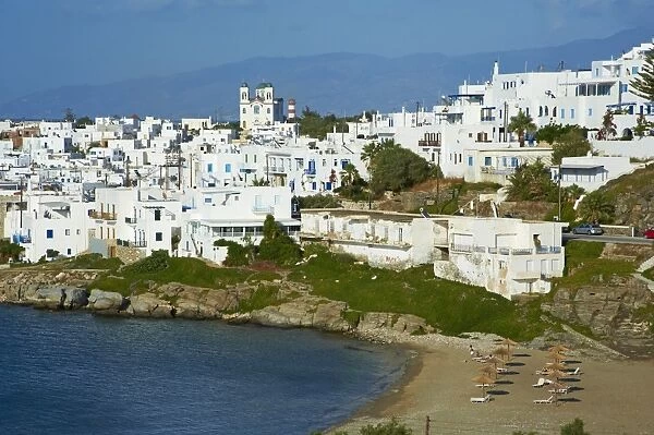 Beach, Naoussa, Paros, Cyclades, Aegean, Greek Islands, Greece, Europe