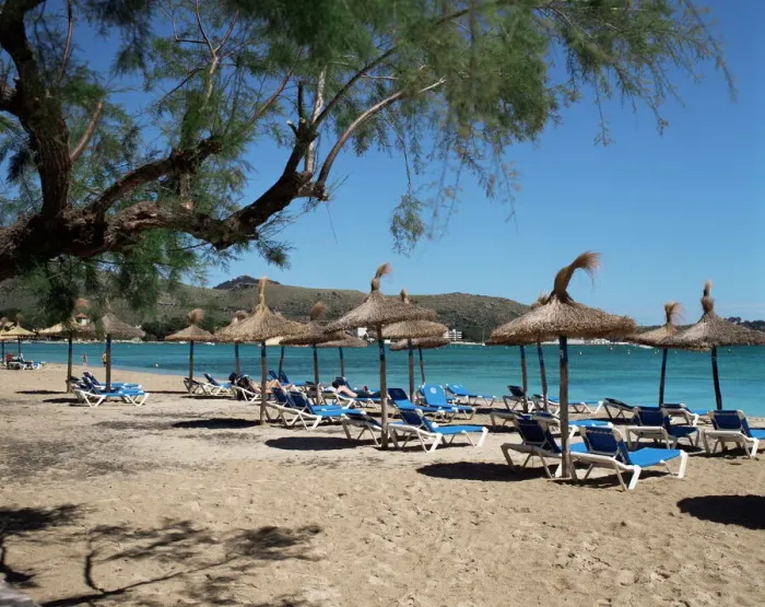 Framed Print : Port de Pollenca Beach Print Framed Print : Port de Pollenca Beach Print