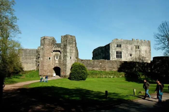 Framed Print : Berry Pomeroy Castle Print - Devon, England