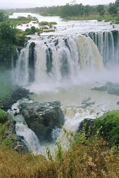 The Blue Nile, waterfalls near Lake Tana, Abyssinian Highlands, Gondor region