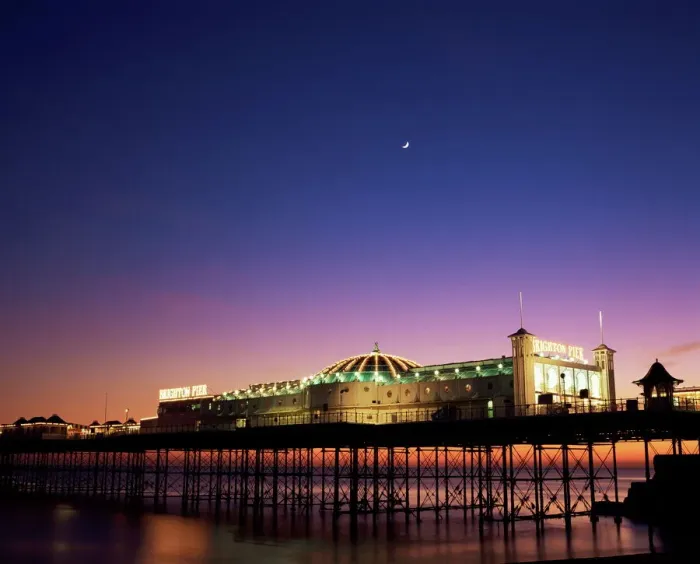 Framed Print : Brighton Pier Print at Twilight Framed Print : Brighton Pier Print at Twilight