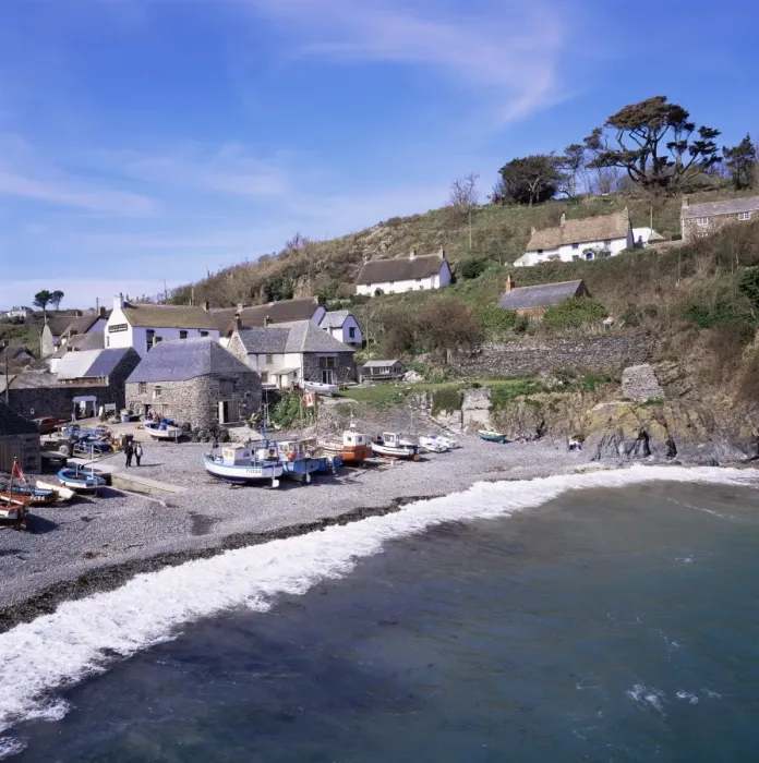 Framed Print : Cadgwith Village Print, Cornwall Coastline Framed Print : Cadgwith Village Print, Cornwall Coastline
