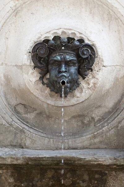 Calamo fountain (Fontana del Calamo) close up, Ancona, Marche, Italy