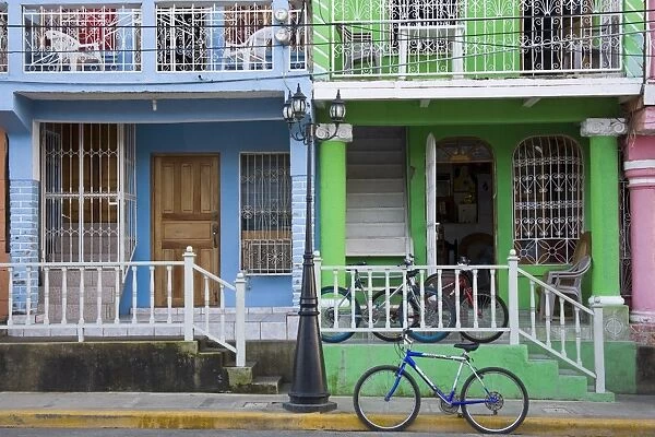 Calle Street in San Juan Del Sur, Department of Rivas, Nicaragua, Central America