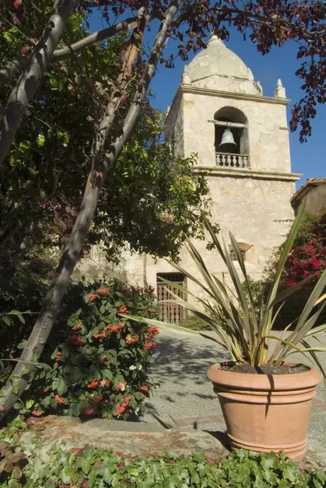 Framed Print : Carmel Mission Print Framed Print : Carmel Mission Print