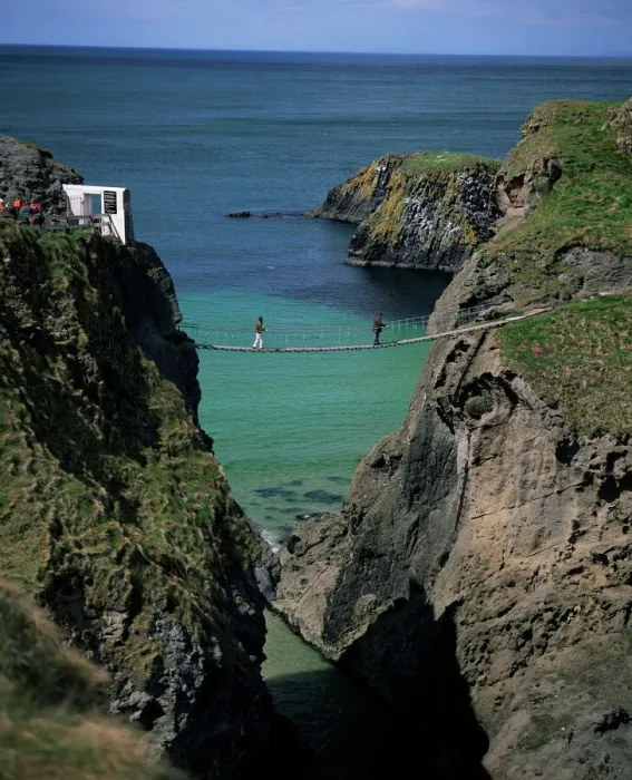 Framed Print : Carrick-A-Rede Rope Bridge Print Framed Print : Carrick-A-Rede Rope Bridge Print