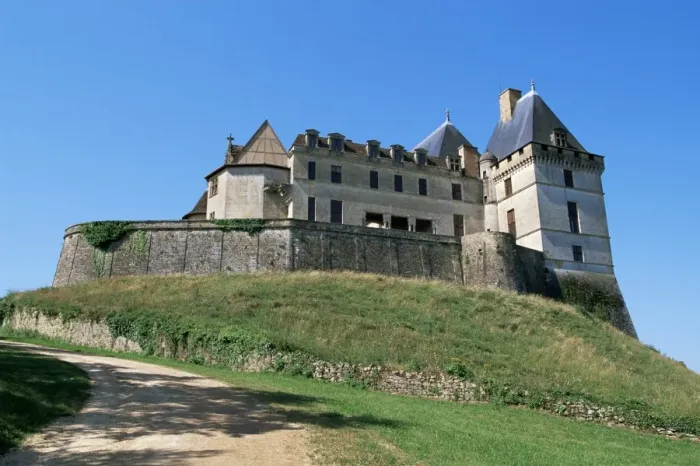 Framed Print : Chateau at Biron Print Framed Print : Chateau at Biron Print