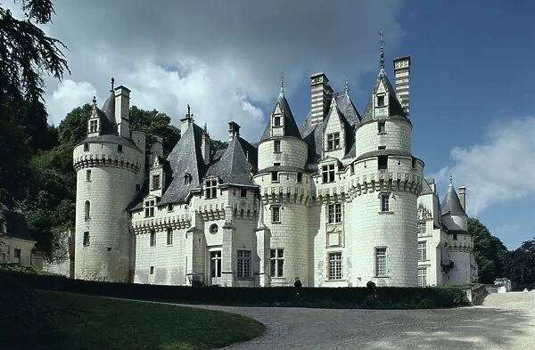 Chateau d Usse, dating from 15th century, Rigny Usse, Indre et Loire