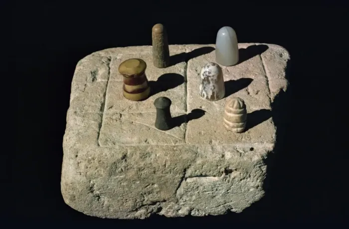 Framed Print : Mohenjodaro Chess Board Print Framed Print : Mohenjodaro Chess Board Print