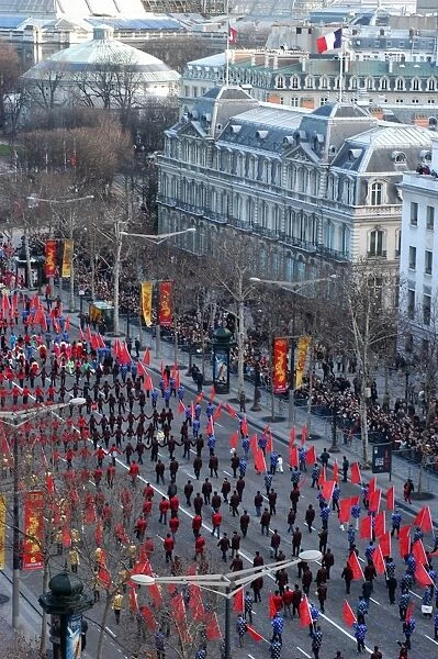 Chinese New Year parade, Paris, France, Europe